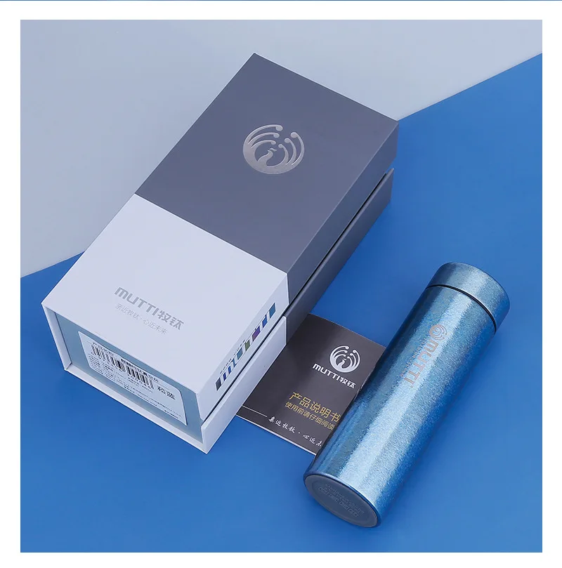 Titanium Vacuum Thermos Water Bottle Titanium Vacuum-Insulated Travel Mug Titanium Spill-Proof Cup Mug Titanium Double-Wall Cup