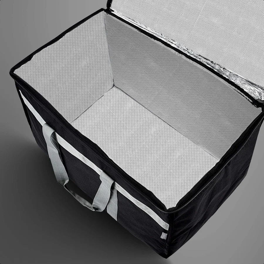 حقيبة توصيل الطعام المعزولة مقاس 23 × 14 × 15 بوصة داخلية مقاومة للماء مثالية لتقديم الطعام التجاري حقيبة بقالة قابلة لإعادة الاستخدام Profiona
