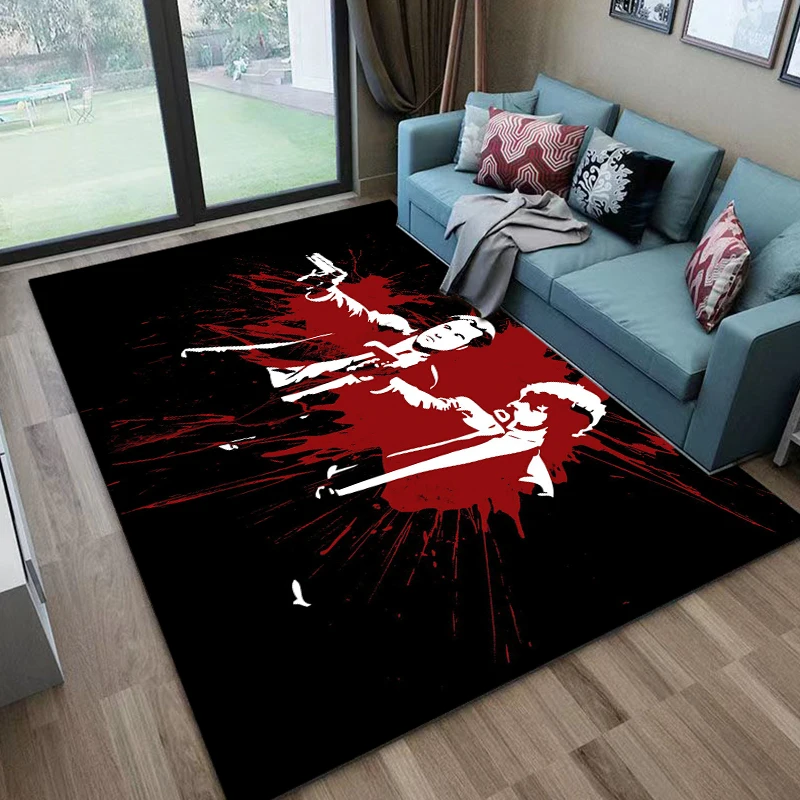 Movie Pulp-Fiction Area Rug,Carpet for Home Living Room Bedroom Sofa Doormat Kitchen Decor,Non-slip Floor Mat Outdoor Rug