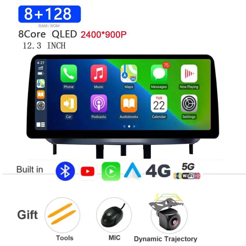 12,3 inch Android 15 autoradio voor Renault Megane 3 Fluence Samsung SM3 2008-2014 met BT Carplay multimedia touchscreen