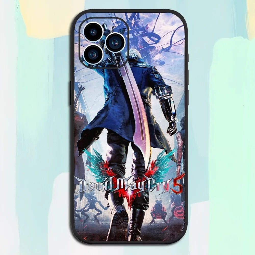 Game D-Devil May Cry 5 Phone Case For Samsung Galaxy A73 A54 A13 A33 A53 A32 A52S Soft Cover