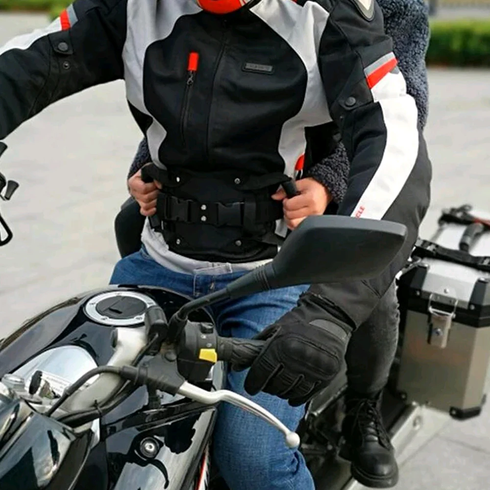 Ceinture de sécurité universelle pour moto et Scooters, poignée de passager pour siège arrière, sangle antidérapante, sangle de siège de moto pour enfants