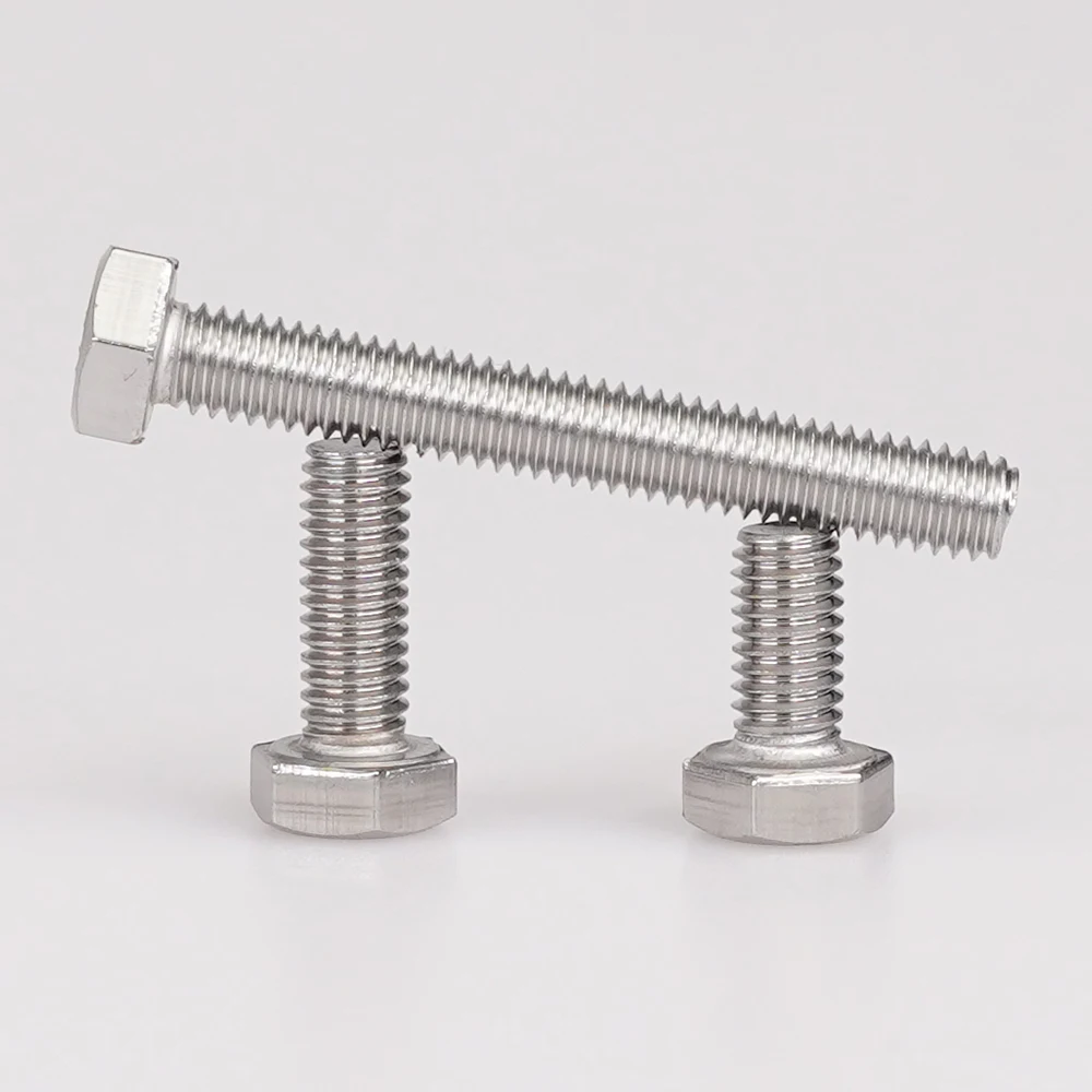 M4 M5 M6 M8 M10 M12 Sechskantschraube und Muttern-Set aus Edelstahl 304, große Vollverlängerungsschraube – Detail 3