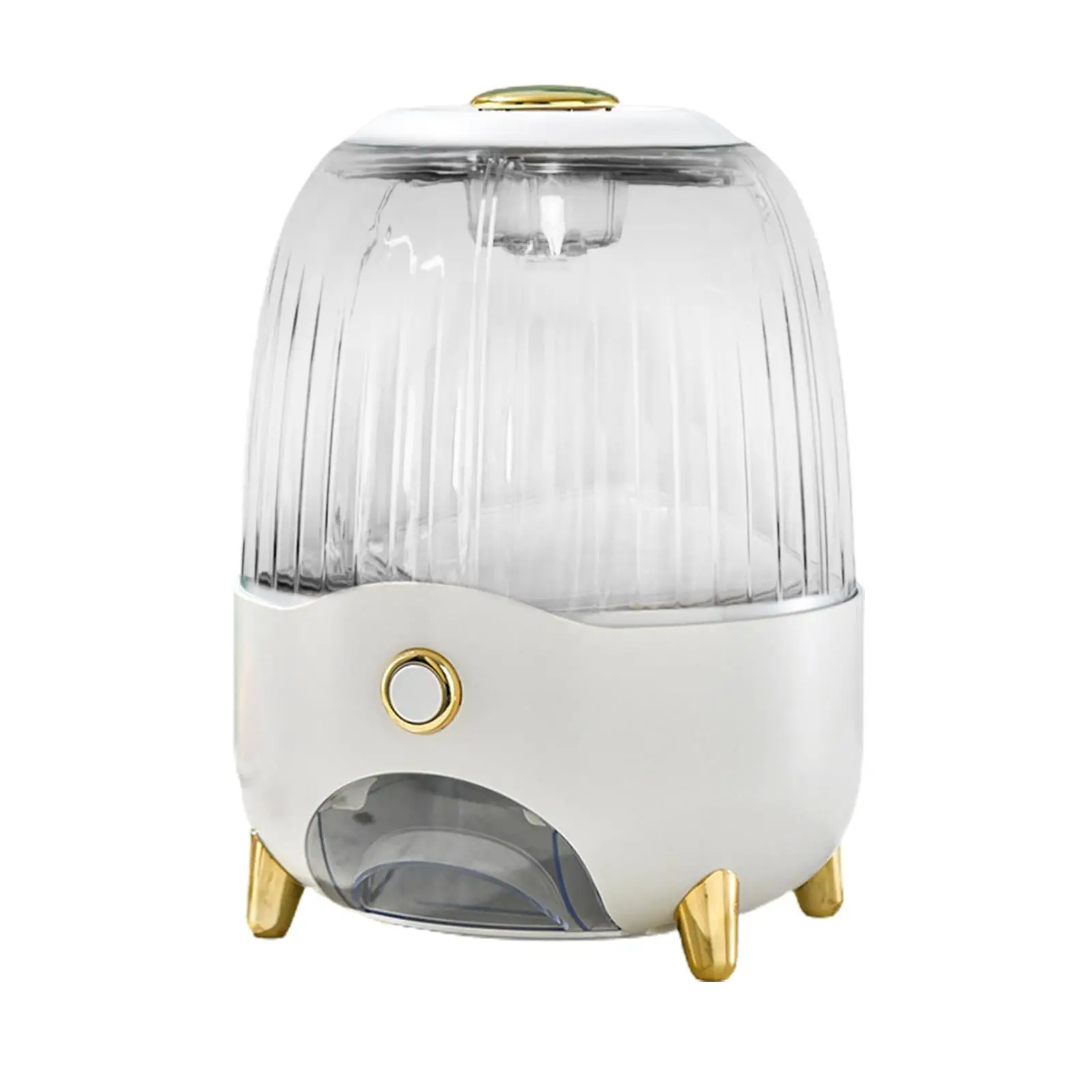 Premium 6 Compartment Airtight Food Storage Solution with Full Rotation Capability