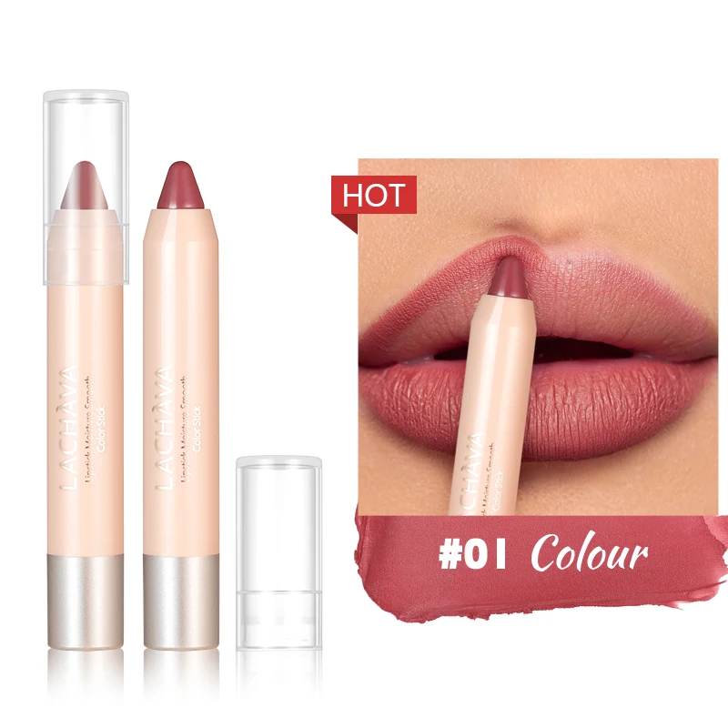 ลิปสติกเนื้อแมทติดทนนาน 2 ชิ้น - เนื้อกํามะหยี่ ป้องกันรอยเปื้อนสําหรับริมฝีปากแห้ง |   ลิปไลเนอร์ ผิวเรียบลื่น |   แต่งหน้าของผู้หญิง