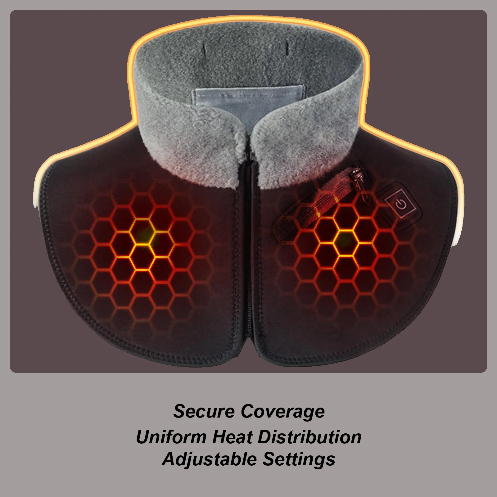 

Shoulder And Neck Heating Pad Electric Warmer Blanket 3 Level Fast Heating Pads For Women Elderly Home Workplace Daily