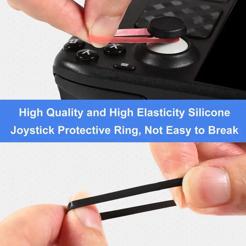 Silicone Elastic Joystick Protective Ring Joystick Protectors For Reduce Noise Invisible Protection Accessory For Steam Deck
