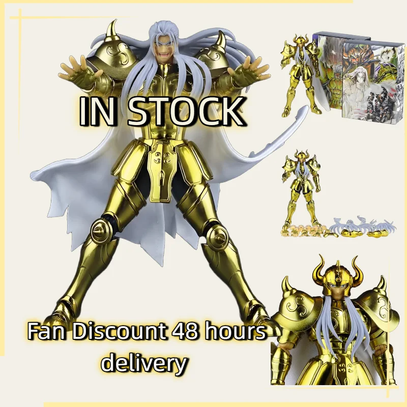 

【IN STOCK 】MST Model Saint Seiya The Lost Canvas (LC) - Gold Saint Taurus Hasgard Die-cast Action Figure