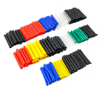 580pcs Heat Shrink Tube 2:1 Thermoresistant Tubing Heat Shrink Wrapping Kit Electrical  Wire Cable Insulation Sleeving 1 Set