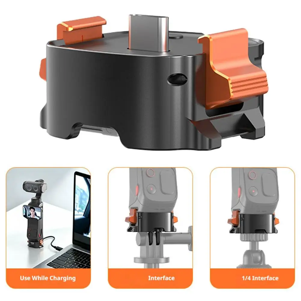 For Insta360 Quick‑Release Expansion Adapter Module Base Mount Accessory Multi‑Functional Camera Connector Bracket Holder