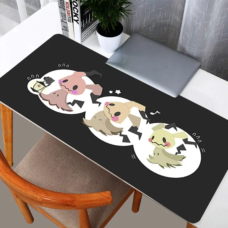 Mouse Pads Pokemon Pikachu Notbook Gamer XXL Keyboard NonSlip Rubber Computer Carpet Desk Mat PC Gamer 90x40 MousePad