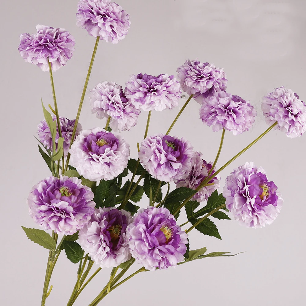 Künstliche kleine Pfingstrose, robuste gefälschte Hochzeitsblume, tausend Schicht, Pfingstrose, hochwertige Pfingstrosenzweig-Dekoration für Zuhause