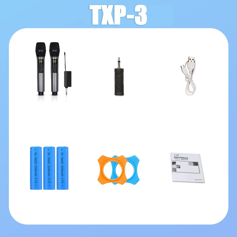 TXP 3S Wireless Microphone with Long Transmission Distance and Stable Connection