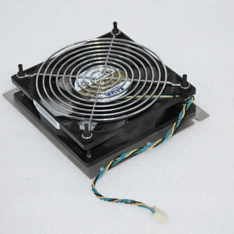 Original For desktop/industrial computer AVC chassis 12cm PWM four wire temperature control DIY with metal mesh fan