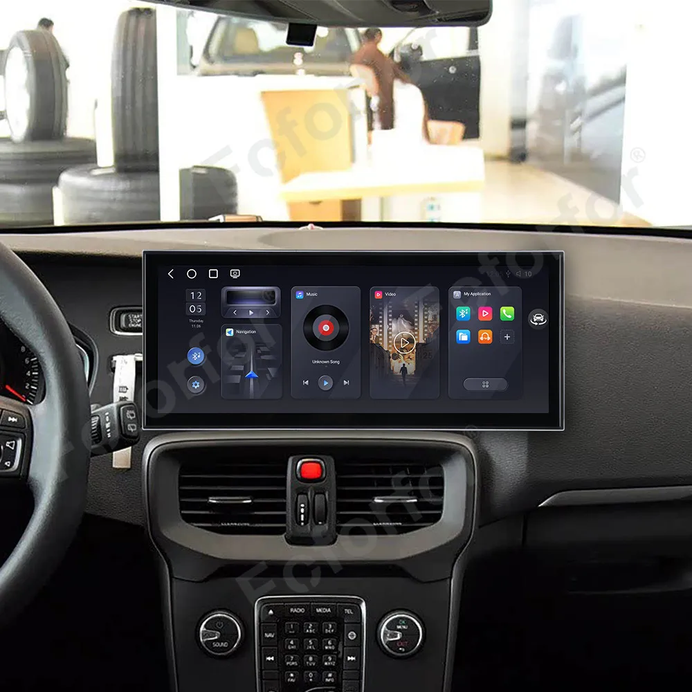 

Qualcomm Carplay 15.8 Inch Screen Car Radio For Volvo V40 2013-2019 Android 15 Multimedia Player GPS Navigation Stereo DSP