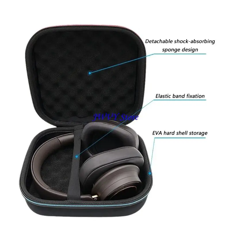 573A Headphone Storage Box for DALI IO-12 Scratch Resistant Interior Organiser Case