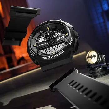 全新野獸王國蝙蝠俠超人電影週邊卡通手錶 中小學生電子手錶 男孩運動手錶 10 最佳銷售 超人手錶 - №1