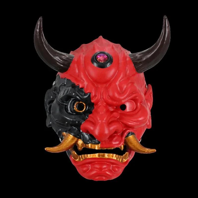 

OPKamen Ball Festival Party Performance Resin Face Diamond Mask Demon King Dress Up 8f5d][