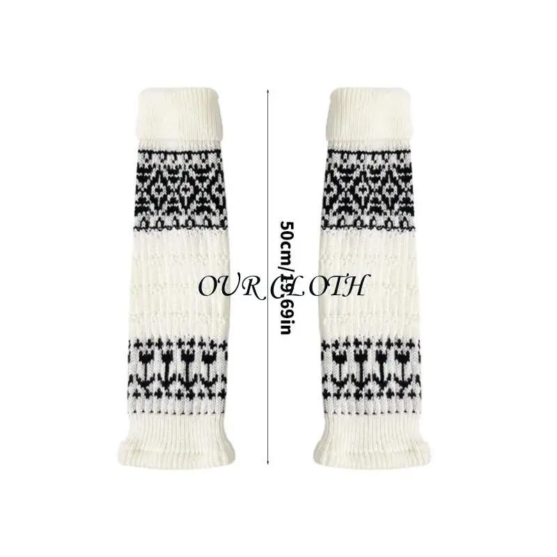 جوارب فتيات ناعمة ومريحة تغطية القدم المحبوكة جوارب قابلة للتكديس مع زخارف شريطية فريدة y1ac #6