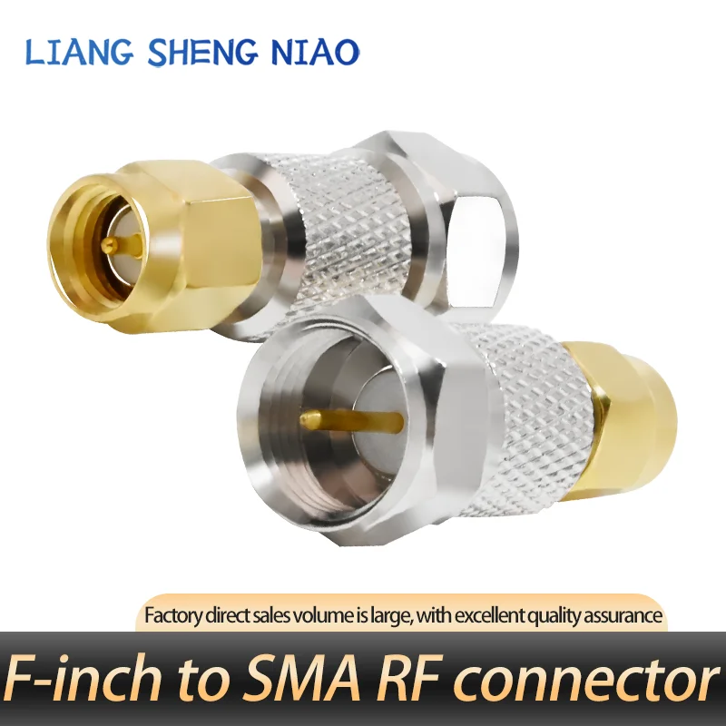 

F-дюймовые метрические разъемы SMA-папа RF Коаксиальные разъемы FJ метрические к SMA-папа