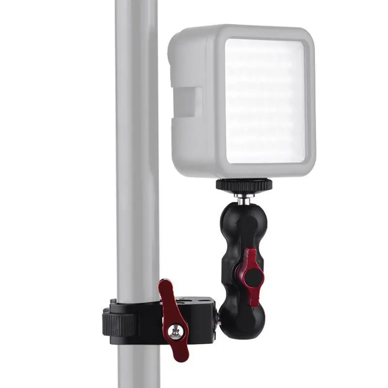 Зажим с шаровой головкой, магический кронштейн, зажим для камеры, зажим для монитора в форме краба с резьбовыми отверстиями 1/4 дюйма 3/8 дюйма для камеры GoPro/DSLR/стабилизатора