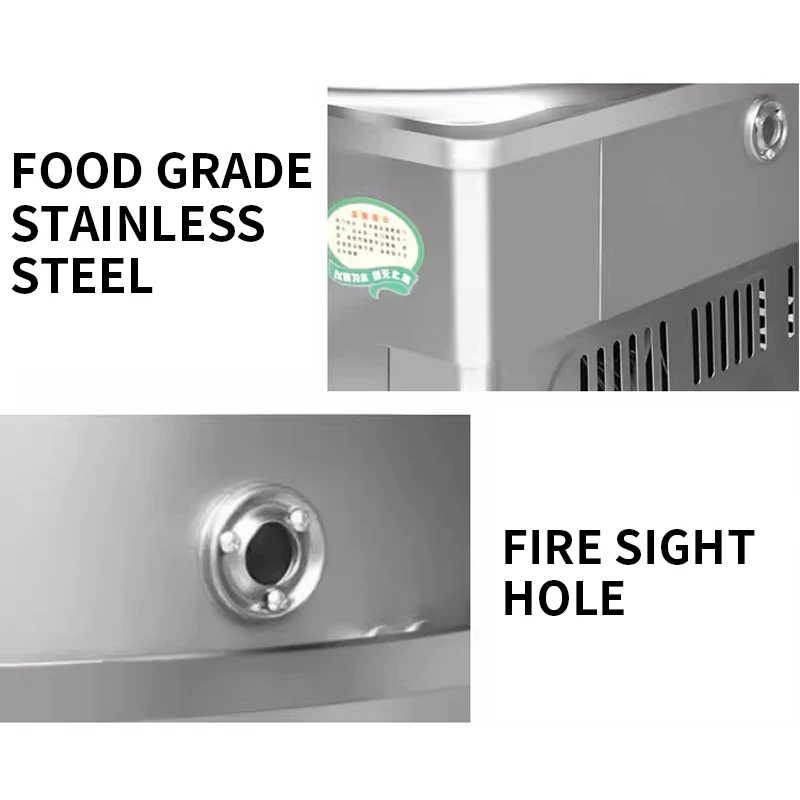 Commercial Stainless Steel Large Rast Cake Machine Double Sided Heated Kitchen Appliances Restaurant Snack Bar Pancake Machine