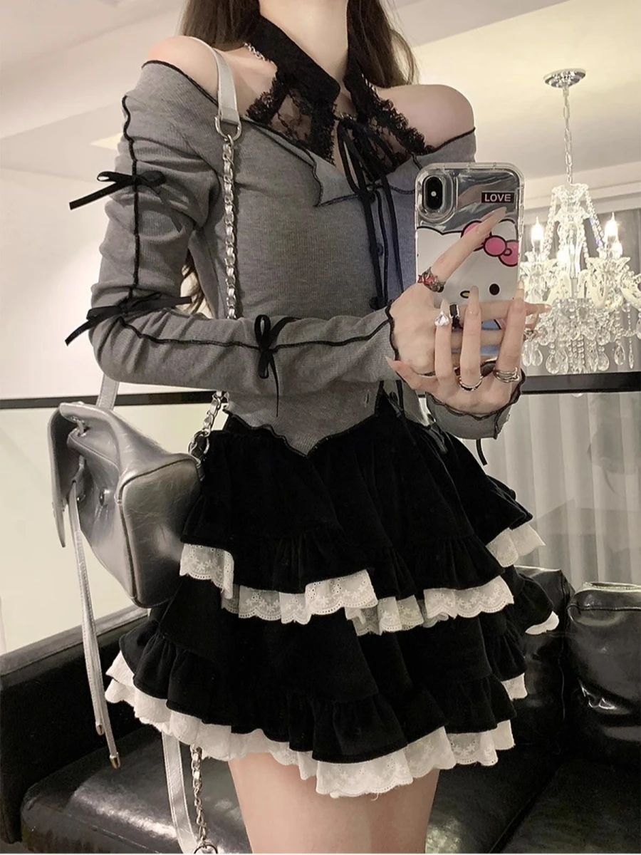 High Waist Princ Sle Semi-Body Skirt for plus Size Women Sweet And Spicy Summer New Cake ort Skirt And Hot Pants