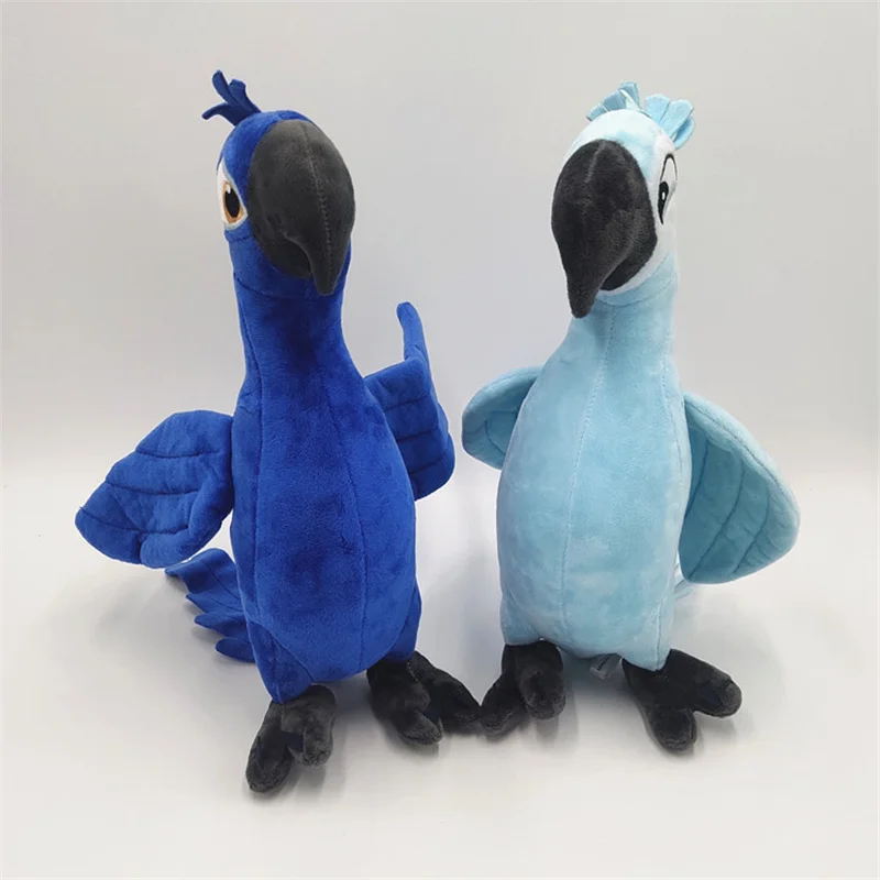 30CM New Rio 2 Movie Cartoon Blue Parrot Plush Toys Blue & Jewel Bird Dolls Gift For Kids