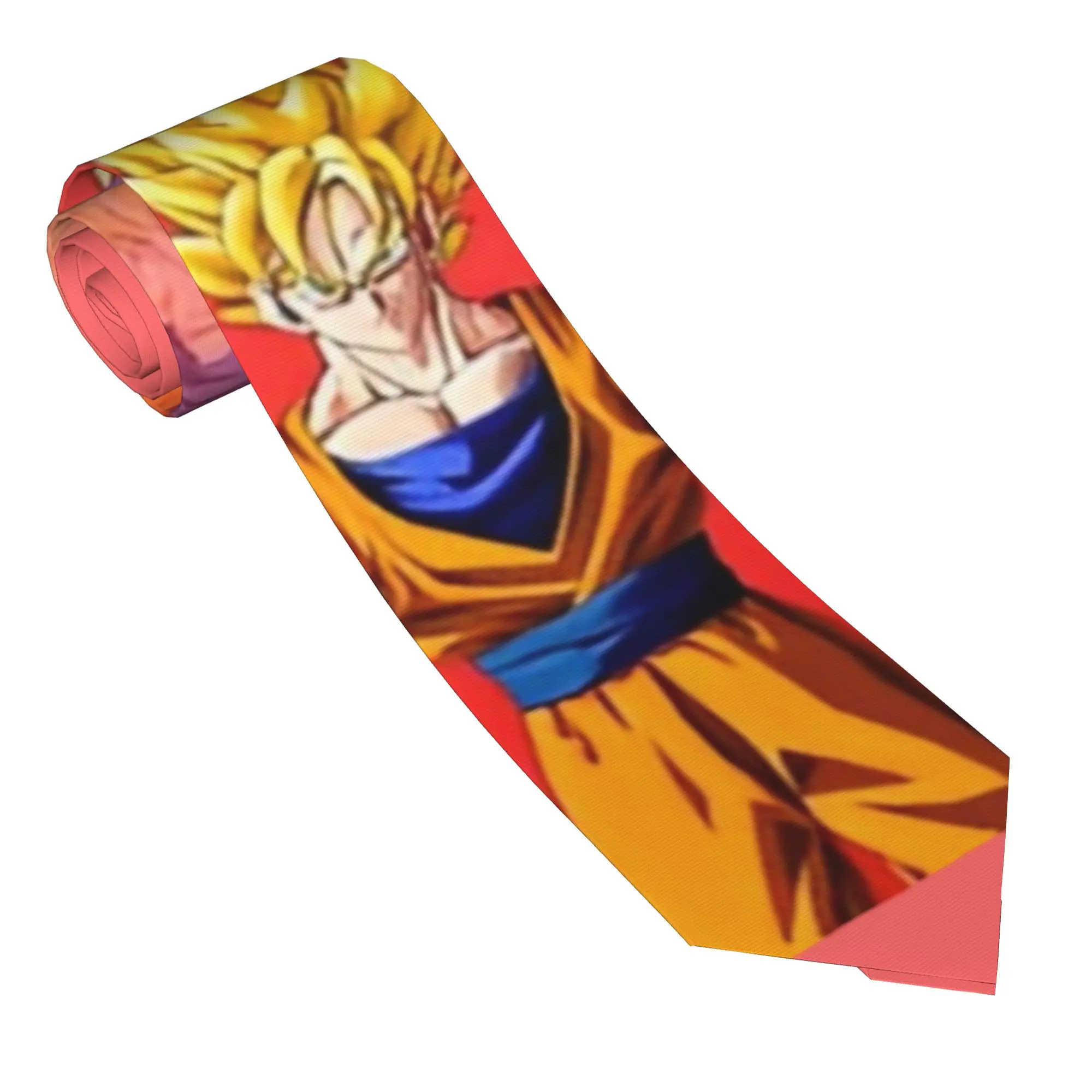 Dragon Ball Z  Neckties Men Casual 8 cm Narrow DBZ Neck Ties for Men Shirt Accessories Gravatas Wedding Accessories  Office