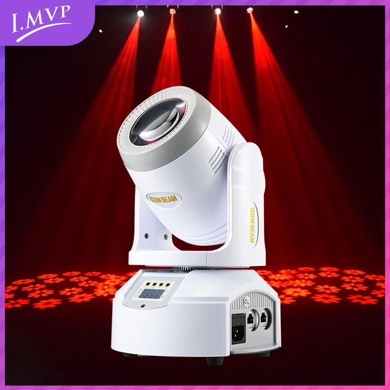 Mini Sharpy DMX DJ LED Beam Moving Head Light, KTV, Discoteca Sala Privada, Disco Stage Rotating, 100W