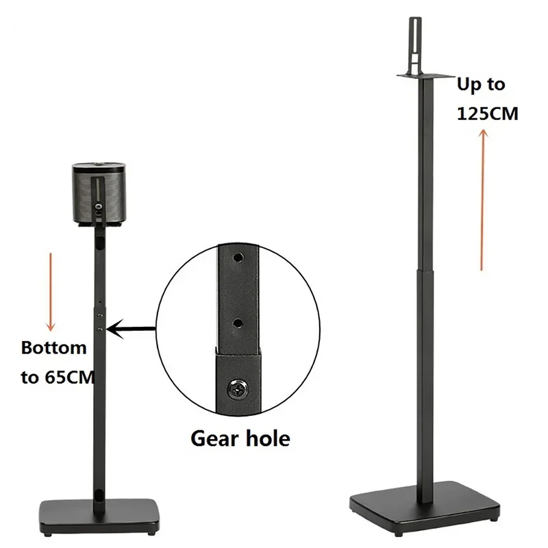 2Pcs Surround Speaker Floor Stand For Samsung Q950A N950 Q90R Q950T 9500S Sonos Play 1 Rear Speaker Bracket With Q950a Screws
