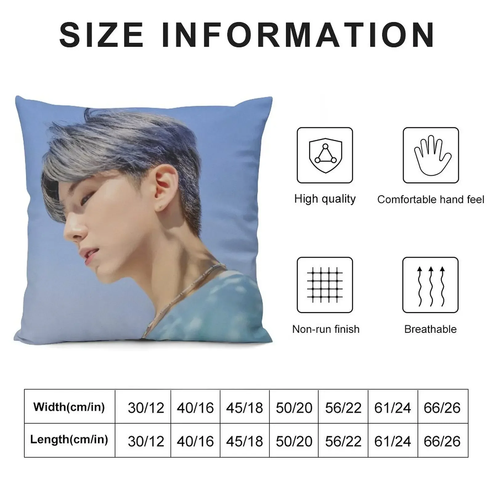 Kihyun Fantasia X Throw Pillow pillow cover christmas Cushion Cover For Sofa Pillowcase Decorative Cover For Living Room pillow