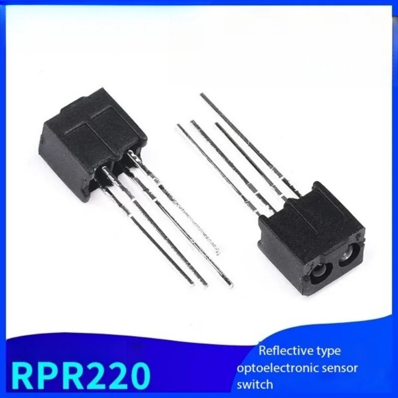 2PCS RPR-220 Reflective Sensor, Reflective Optocoupler, Infrared Photoelectric Switch