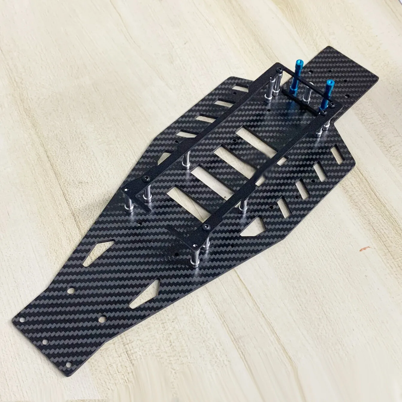 Carbon Fiber Conversion for Traxxas Slash 2WD Rustler Bandit, Replace Chassis