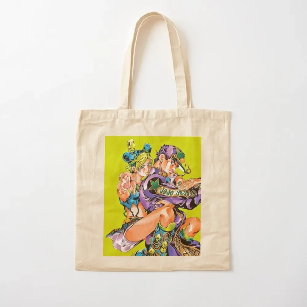 Cool art of -%[?jojos?]%- adventures -%[? bizarres?]%- film Tote Bag Canvas bag for women cute pouch bag