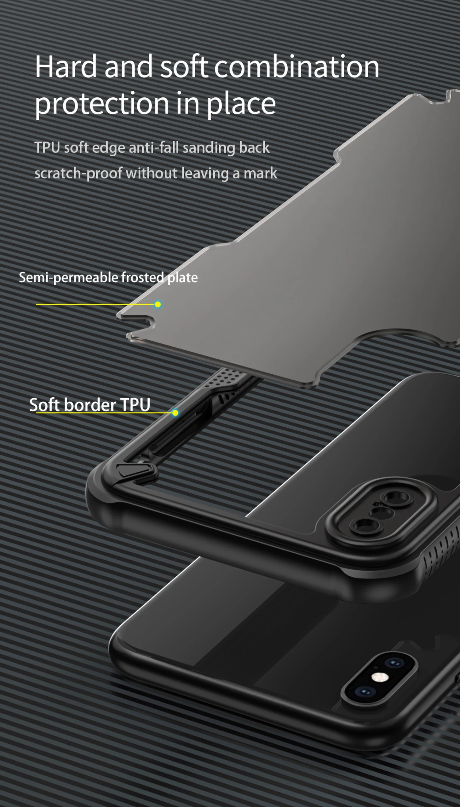 Magnetische, luxuriöse, matte, durchscheinende, stoßfeste Handyhülle für iPhone XsMax X XS XR für kabelloses Magsafe-Ladecover – Detail 6