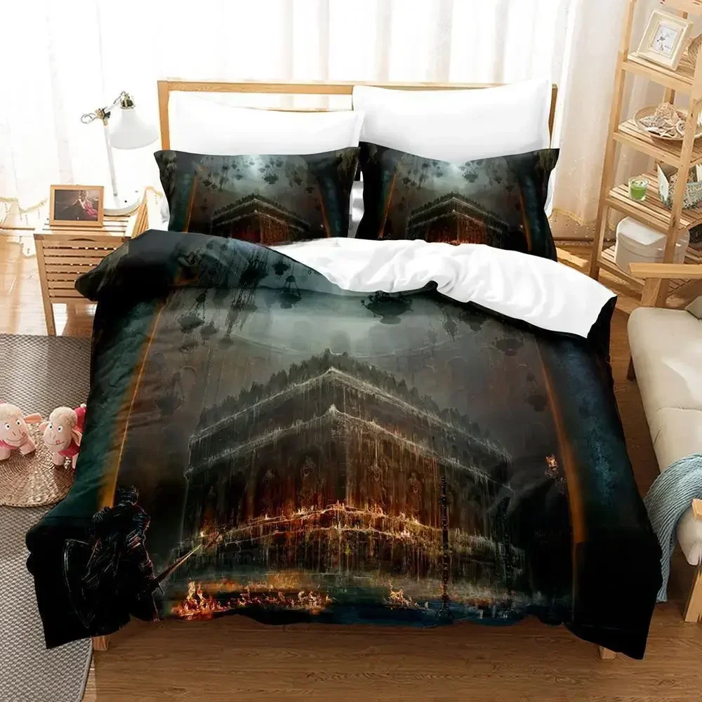 

Dark Souls 3 Bedding Set Single Twin Full Queen King Size Bed Set Adult Kid Bedroom Duvet cover Sets 3D Print Game Bed Sheet Set