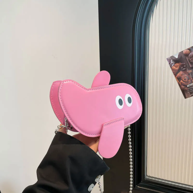 

Playful Everyday Essential Cartoon Animal Crossbody Bag Fashion New Funny Mini Chain Purse for Kids Girls & Casual Outings