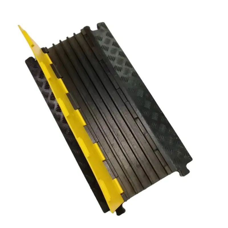 

Rubber Ramp Rubber and PVC Cable Ramp Cable Tray 1 2 3 5 Channel Cable Protector