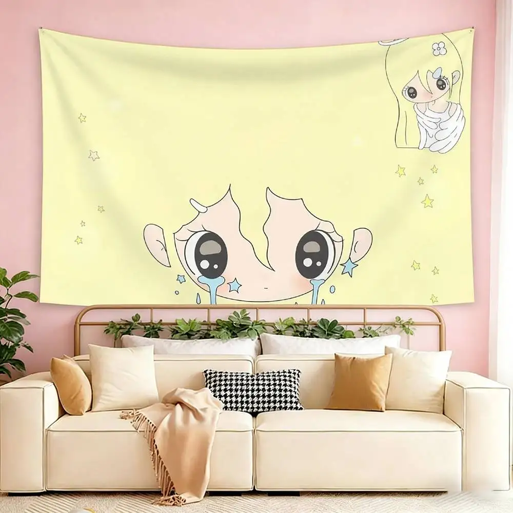 Angel Girl Shangqiuzi Flags Suitable For Party Club Outdoor Interior Wall Decoration Banner Fans Gift