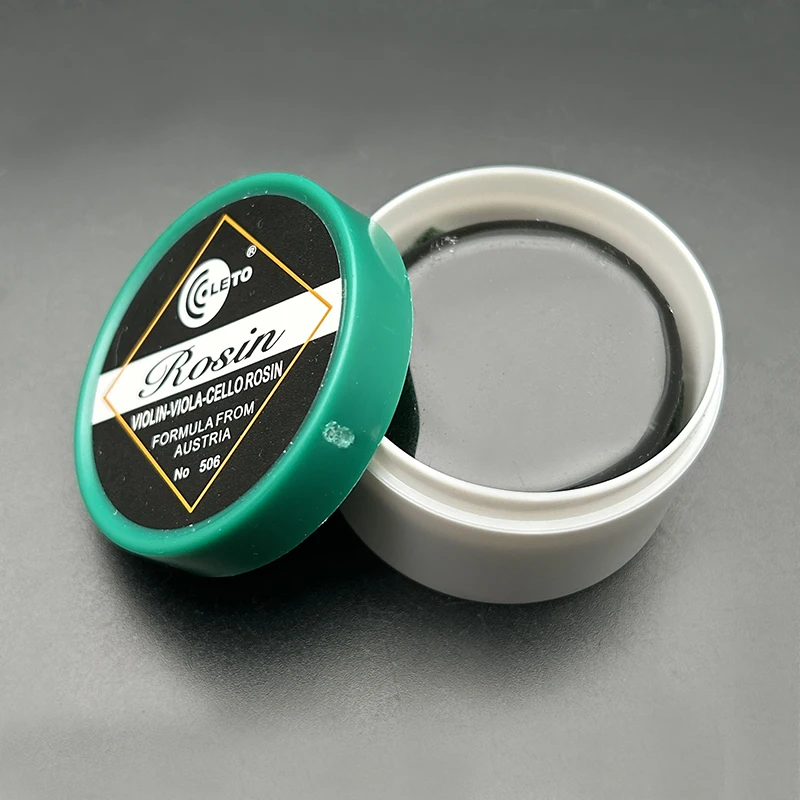 10 buah LETO biola Violin Cello Rosin merah/kuning/hijau kotak plastik/kayu komponen biola Aksesori instrumen musik