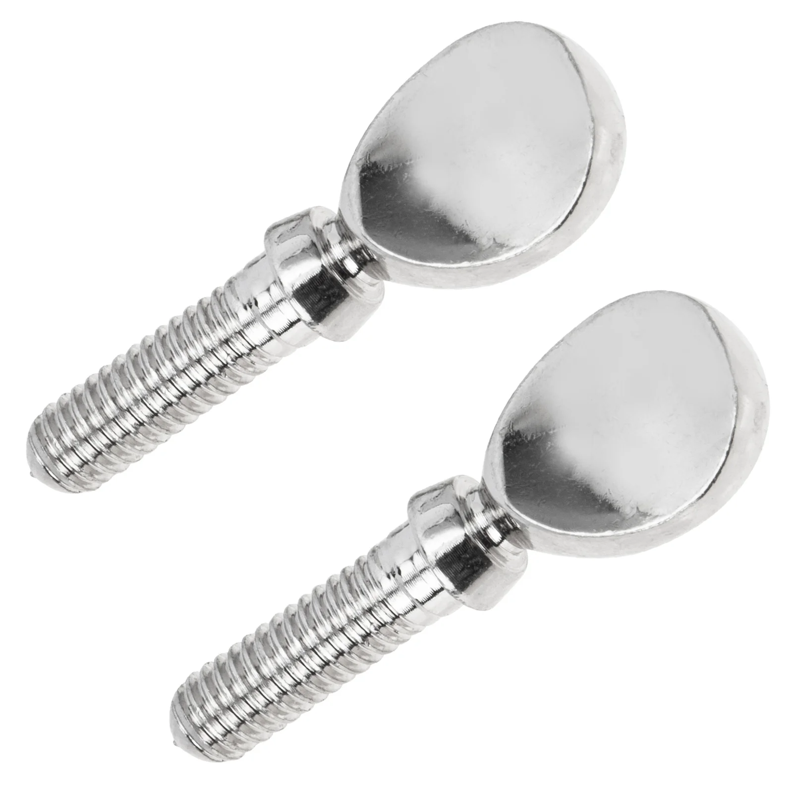 

2 Pcs Mouth Head Clip Screw Practical Flute Heads Parts Headjoint Instrument Silver Metal Screws
