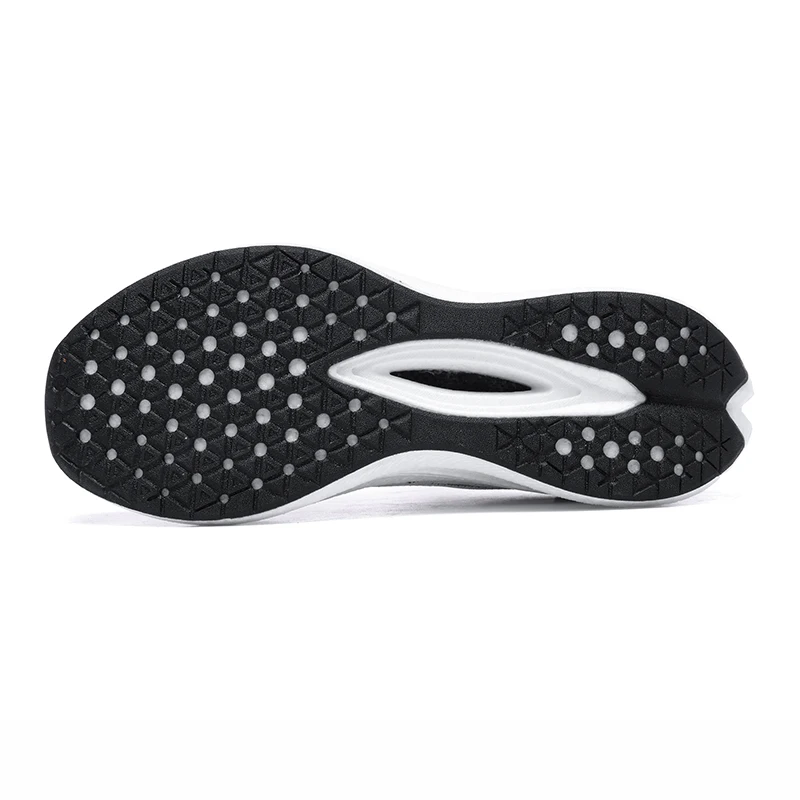 2025 New ultra-light carbon plate running shoes for men rotating buckle shock-absorbing soft sole casual sports shoes