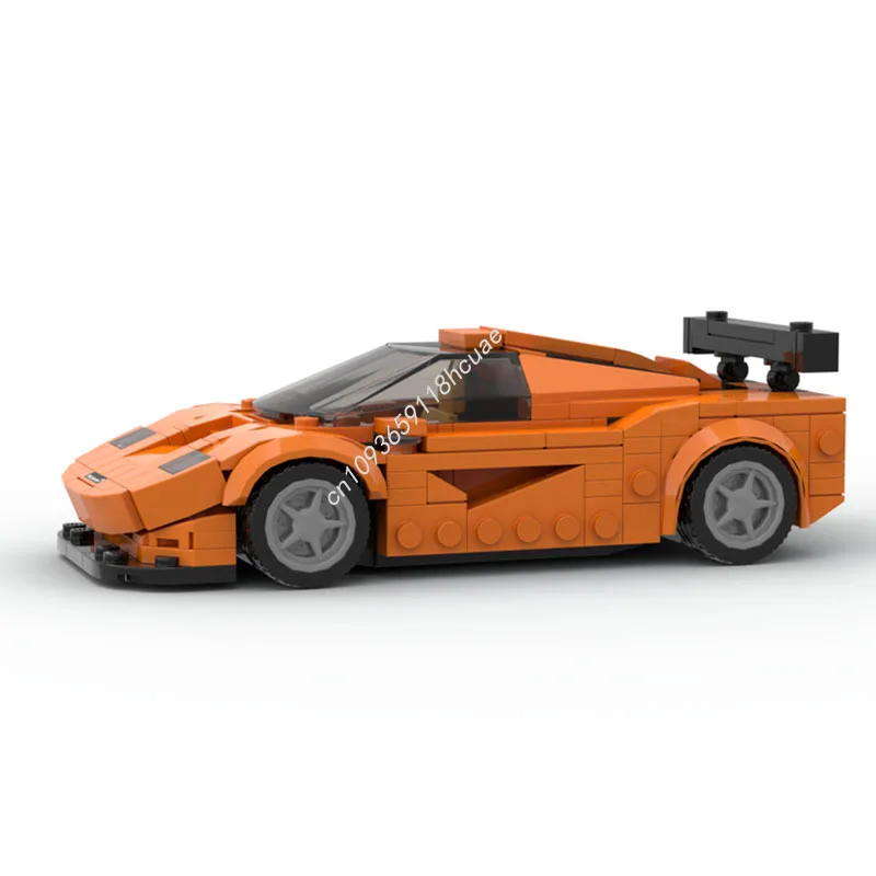 293 elementy MOC McLaren F1 LM Zestaw do modyfikacji bocznej City Champions Super Car Klocki konstrukcyjne STEM Prezent na Boże Narodzenie