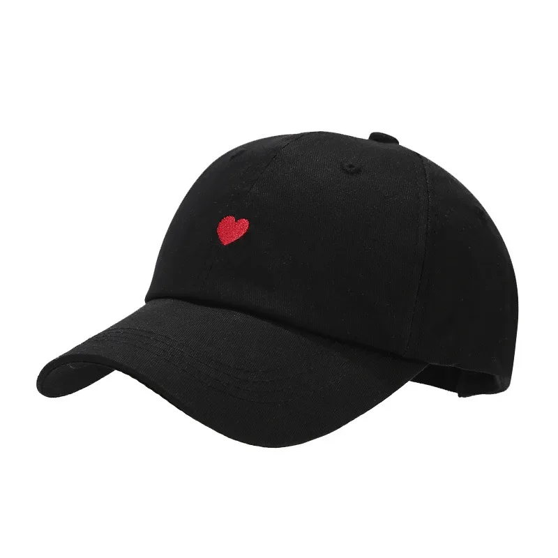 Men\'s Women\'s New Designer Baseball Caps Heart Love Embroidered Visor Hats Unisex