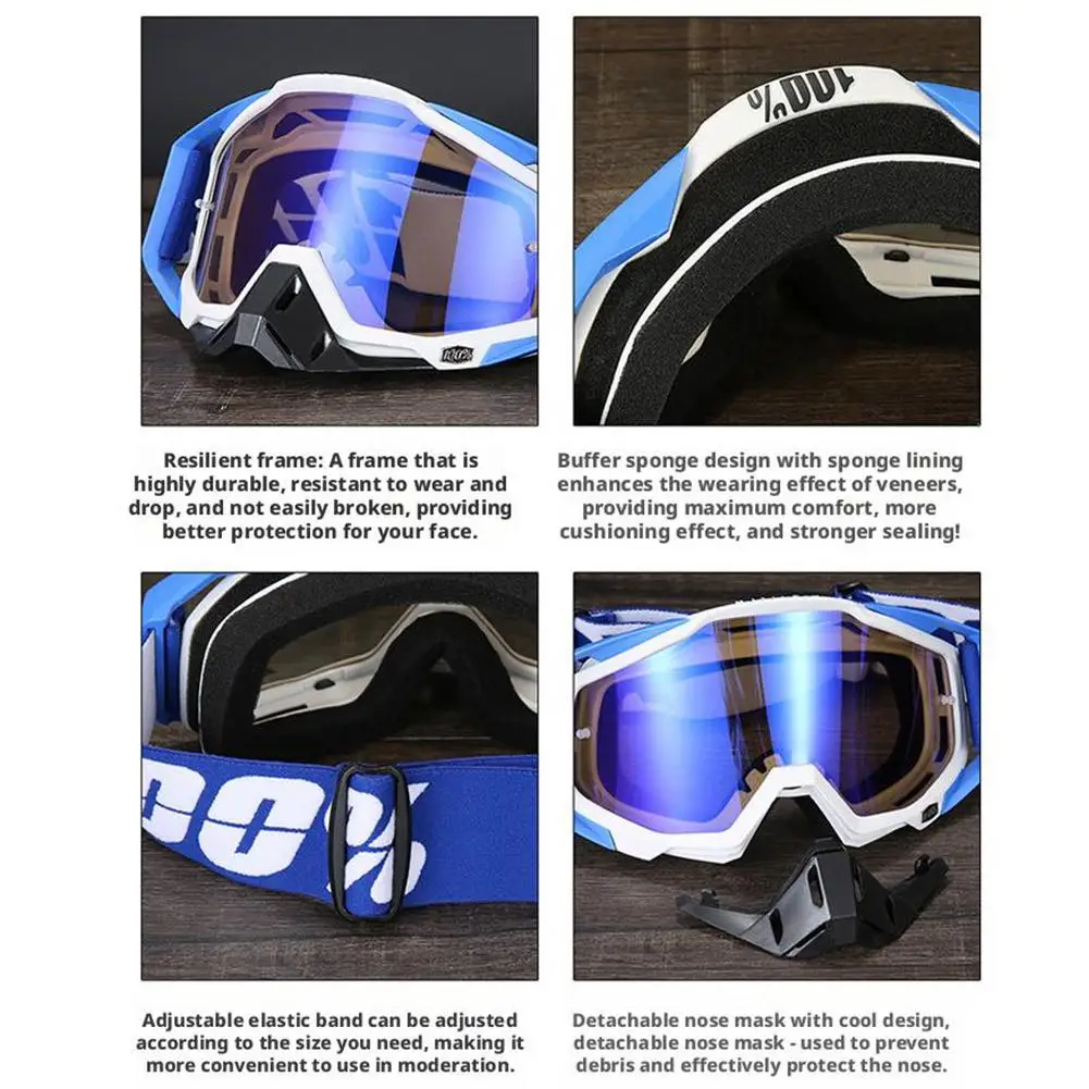 Tactical Goggles - CS Airsoft Windproof Shooting Glasses, HD 3 Lens, Motocross, Motorcycle, Mountaineering, Safe Glasses