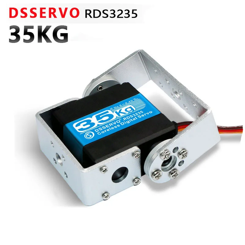 1 pçs hv servo motor de alto torque robô servo 35kg rds3235 metal engrenagem coreless motor digital servo arduino servo para robótico diy