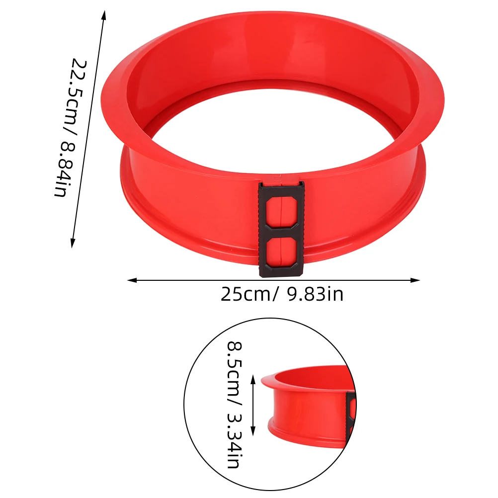 

Baking Silicone Cake Mold Mousse Bakery Tools Spring Form Pan Pancake Muffin Nonstick Diy Pans Glass