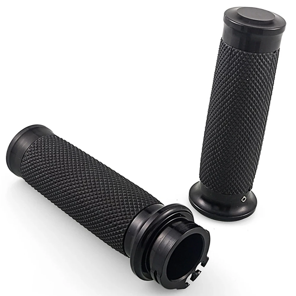 

Мотоциклетные ручки, 1 дюйм, 25 мм, резиновые ручки для руля Touring Road King Bobber Cafe Racer-X59A