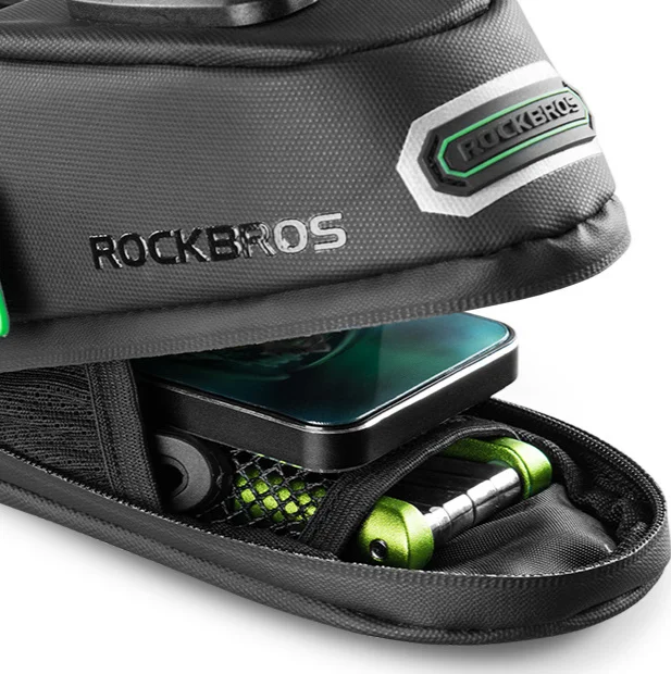 Bicycle tail mountain road bike, rear bag, riding cushion, seat pole, quick release saddle bag_voghion.com